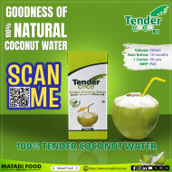 Tender Coconut Water - 200ml Tetra Pack